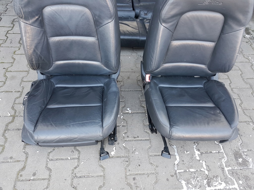 фото №8, Audi a3 8p s-line сиденья кожаный заднее сиденье 3d