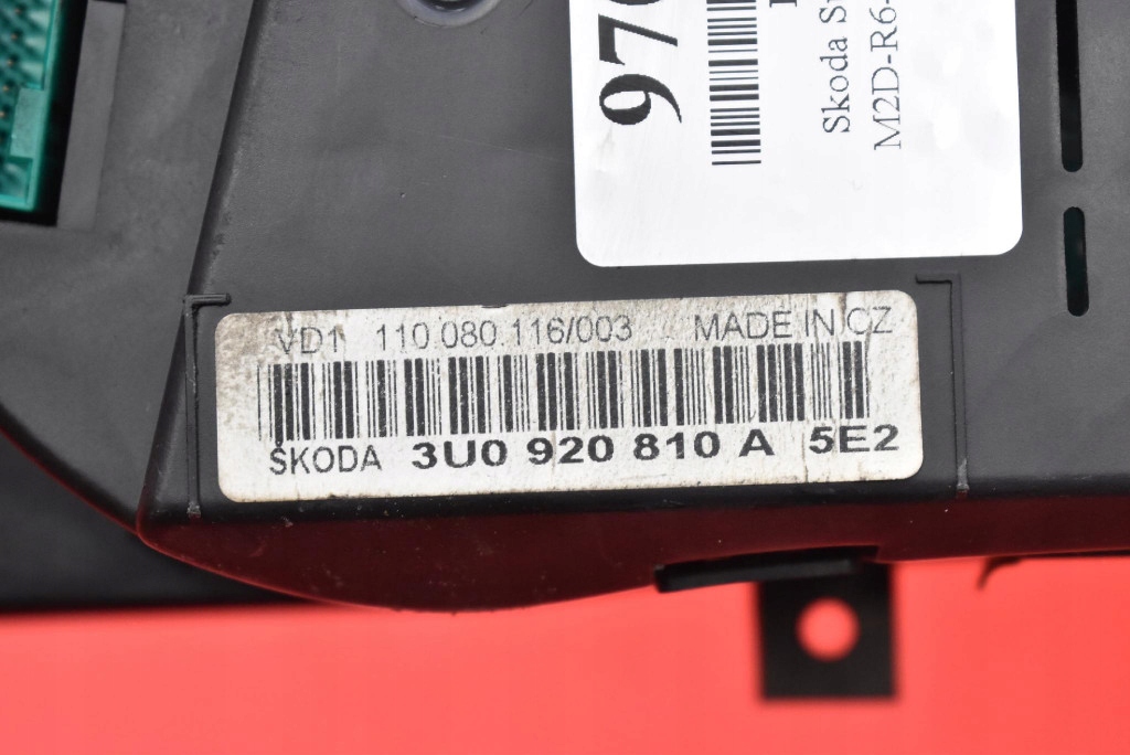 фото №8, Счетчик приборы eu 3u0920810a skoda superb 1 i 1.9 d 103 km 01-06