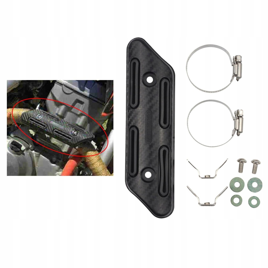 фото №11, Гаситель выпускной motocykla защита тепловая