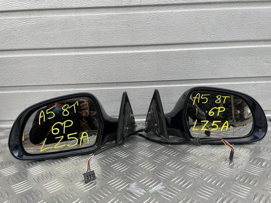 фото №1, Audi a5 8t дзеркало ліва праве uk lz5a