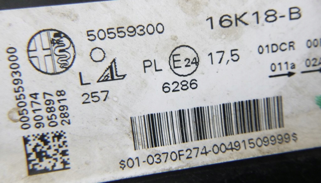 фото №9, Alfa romeo stelvio фара левый 50559300