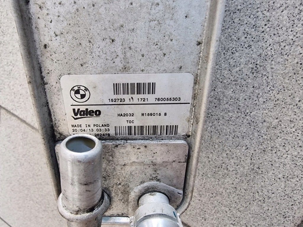 Bmw f20 f21 f22 f30 f31 f32 f33 теплообменник тепла радиатор масла 7600553 с Разборки