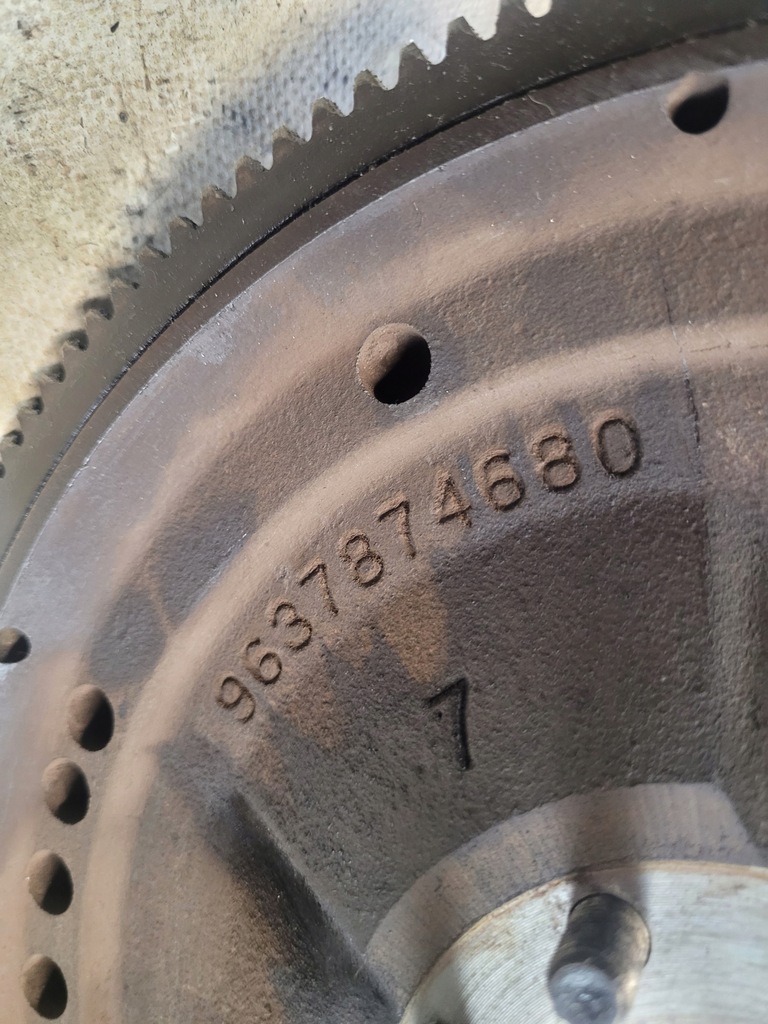 фото №12, Зчеплення колесо маховик оригінальний номер 9637874680 + диск + притиск peugeot 407 1.8b