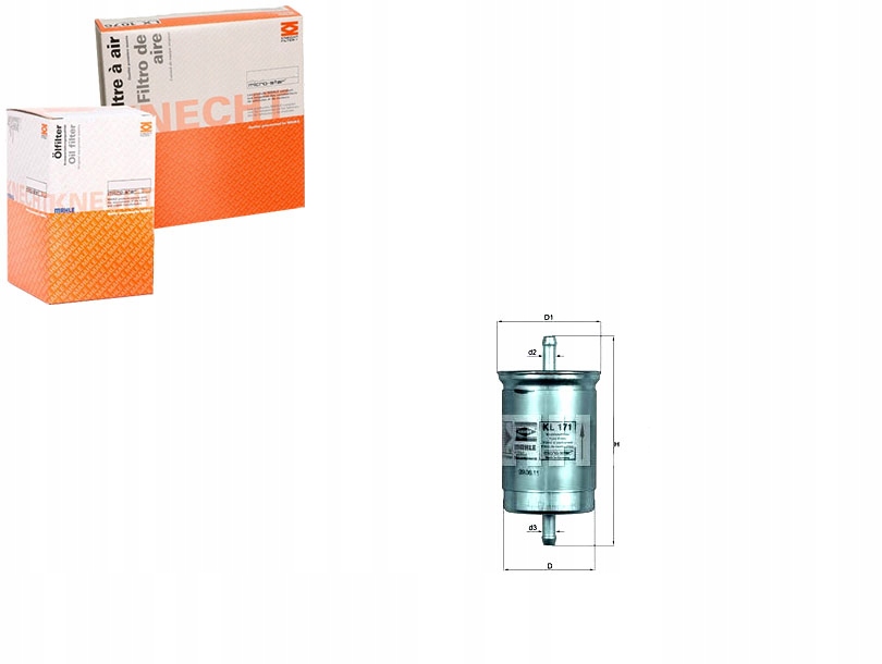 фото №1, Фильтр топлива bmw 5 e12 ford focus c-max maverick