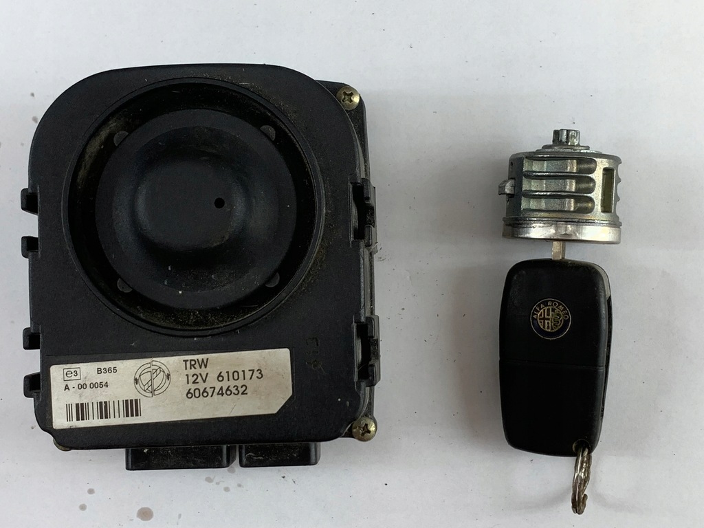 фото №1, Alfa romeo 166 lift сирена модуль сигнализация ключ 30pin 60674632