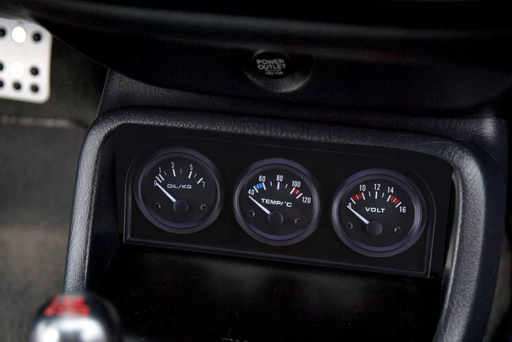 фото №7, Індикатор оливи тиску wody температури датчик приладова панель volt 3w1 uniwersal