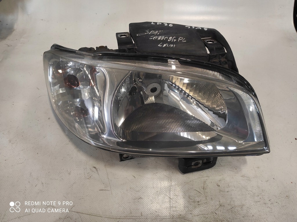 фото №1, Seat cordoba i fl фара prwy лампа правая