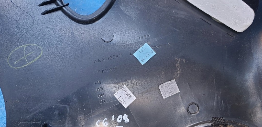 фото №8, 1x решётка динамика накладка стойка chevrolet corvette c6 38937 38936