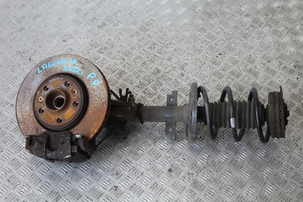 фото №1, Поворотный кулак амортизационная стойка правый перед renault laguna iii