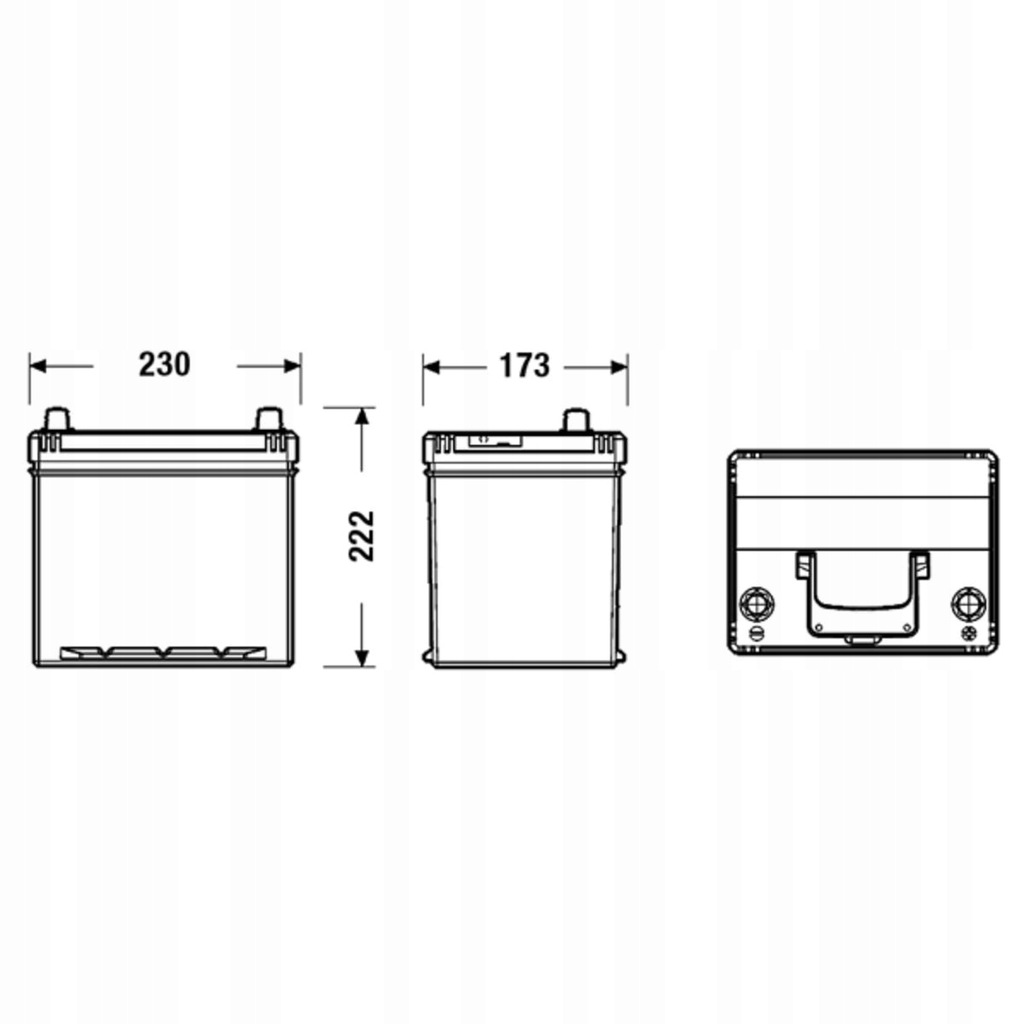 фото №1, Акумулятор 60ah/390a excell p+