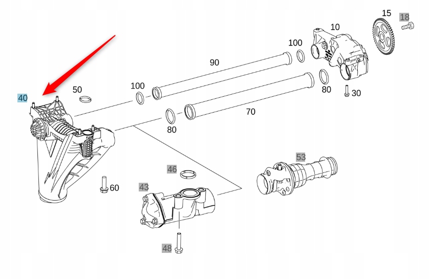 фото №6, Патрубок насоса zasysanie масла маслоприёмник mercedes actros