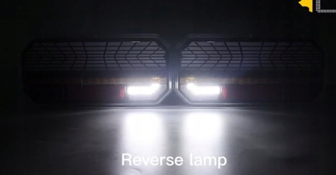 фото №13, Лампа задня комбінована led neon 12/24v причіп напівпричіп tir тягач комплект