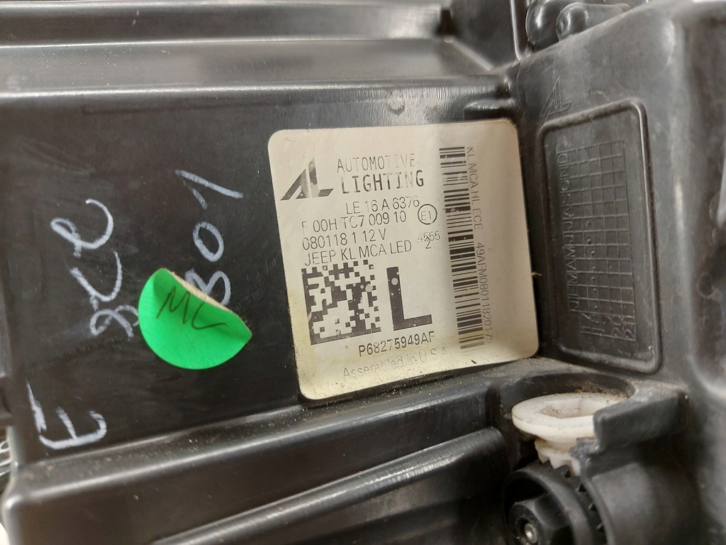 фото №13, Jeep cherokee 18- kl lift led лампа левая передняя