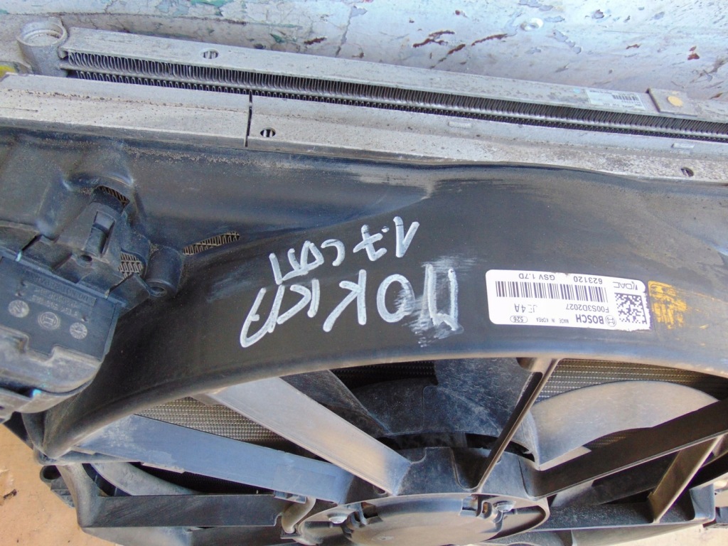 Комплект радиатор вентилятор opel mokka a 1.7 cdti f00s3d2027 Киев