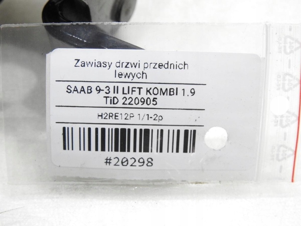 Петли дверь левый перед 289 saab 9-3 ii lift Недорого