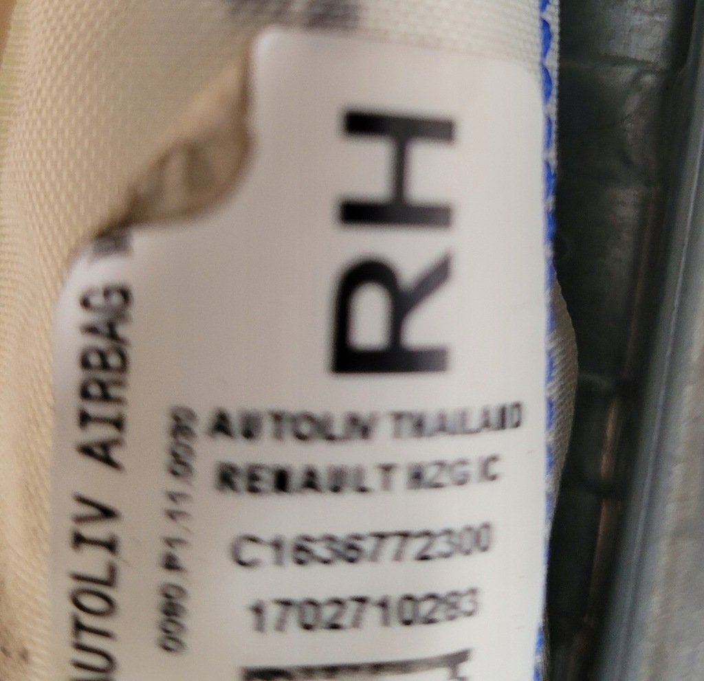 фото №6, Renault koleos ii 17-21 подушка безпеки шторка безпеки ліва права