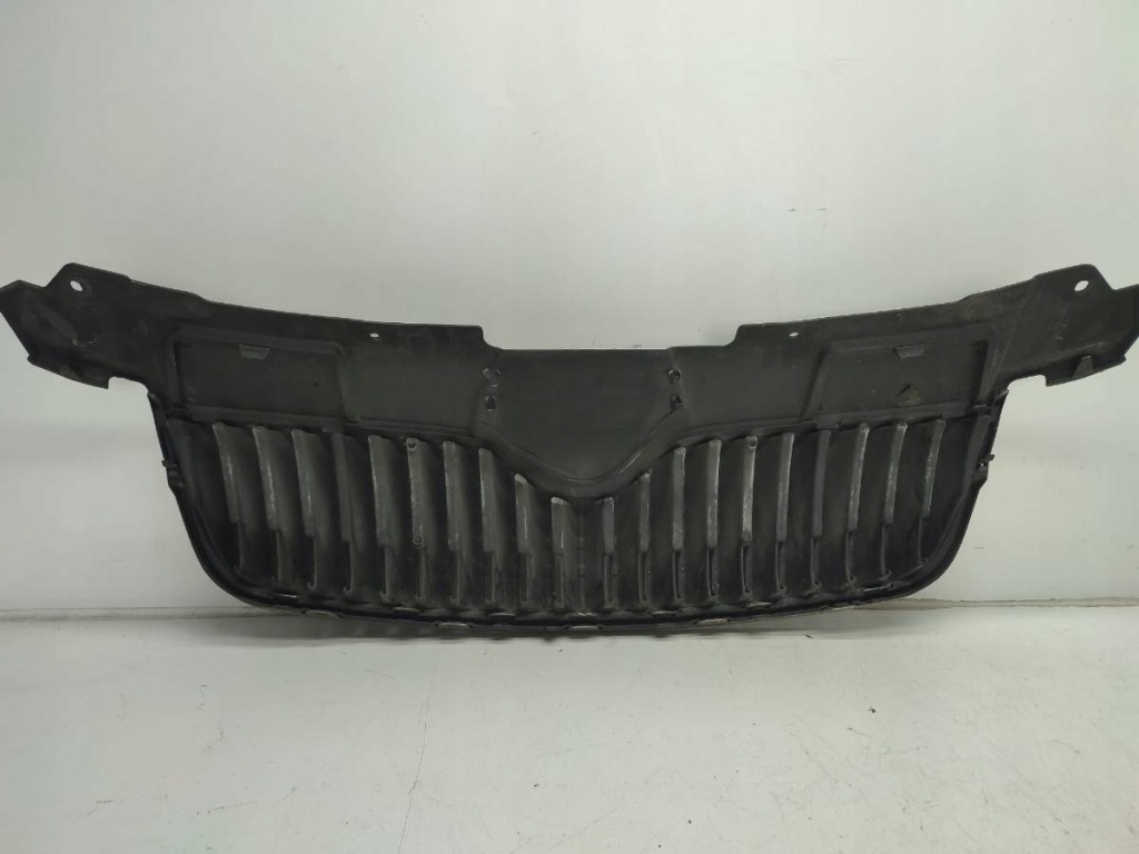 фото №5, Решітка радіатора решітка радіатора хром skoda fabia ii roomster перед 5j0853668a