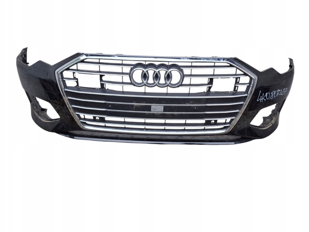 фото №1, Audi a6 c8 2019- 4k0807437 бампер перед решётка радиатора