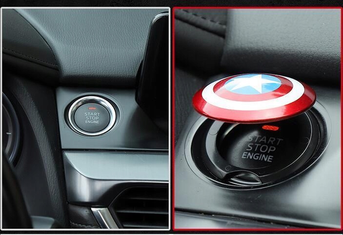 фото №9, Кнопка запуск стоп захист w автомобіль iron man