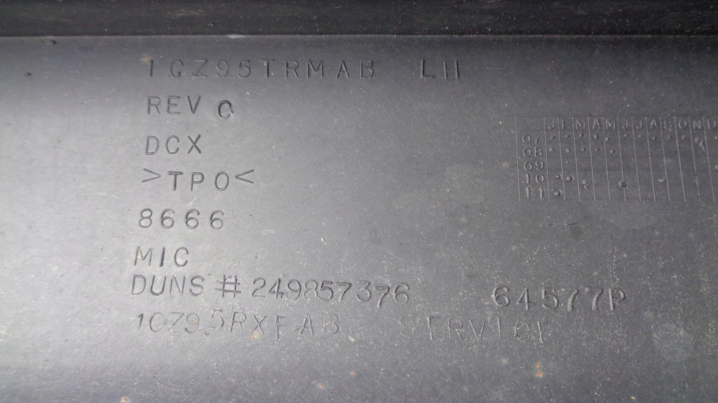 фото №16, Молдинг накладка порог 1cz94trmab lancia voyager 2011-2016r. левая