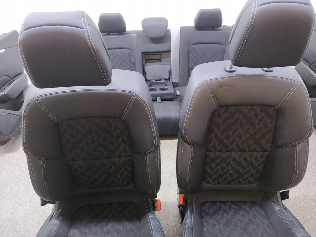 фото №10, Сиденья заднее сиденье обшивки полукожа sedan комплект обшивки renault talisman i