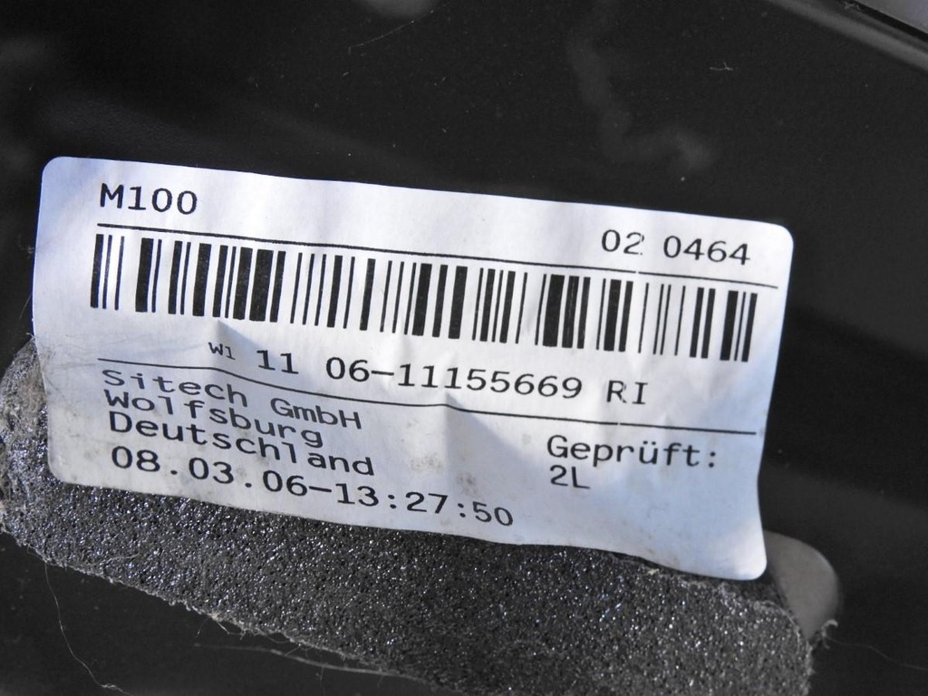 фото №11, Сиденье правый задняя vw golf v plus