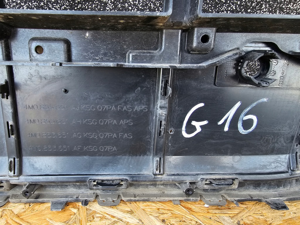 фото №14, Решётка радиатора audi q7 4m0 lift усилитель решетка радар камера решётка радиатора радиатора