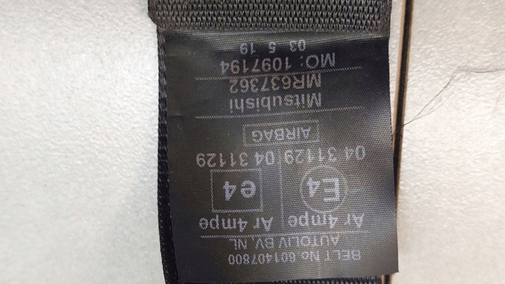 фото №5, Pas безпеки лівий перед space star 1.8 fl