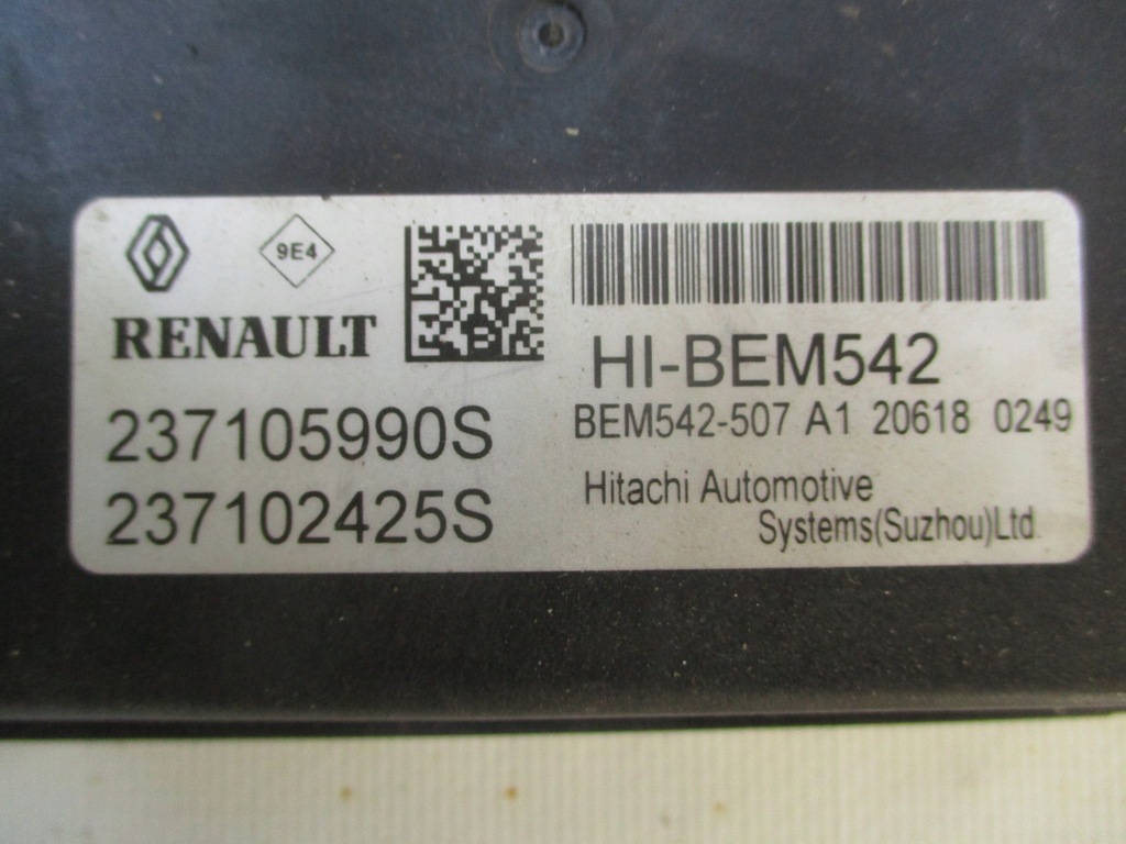 фото №7, Renault captur ii бортовий комп'ютер набір стартовий 1.6 e-tech гібрид 19-24 rok