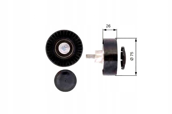 Gates ролик ремінь - ремінь клиновий 11287516847 7516 Ціна