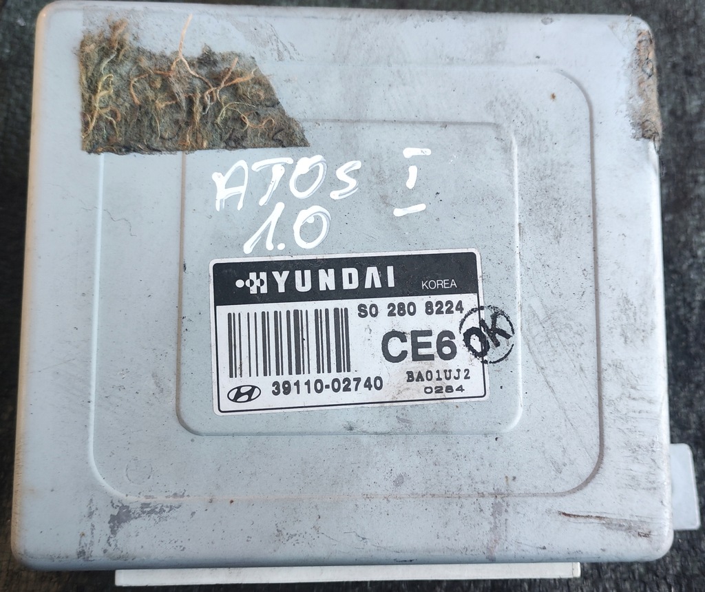 фото №1, Hyundai atos prime 1.0 бортовой компьютер двигателя
