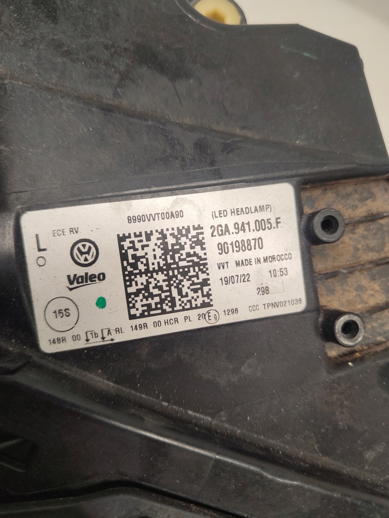 фото №5, Vw t-roc troc lift full led лампа левый перед 2ga941005f