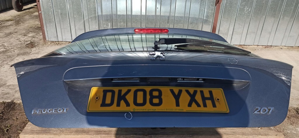 фото №12, Крышка багажника задняя стекло peugeot 207 hb 5d