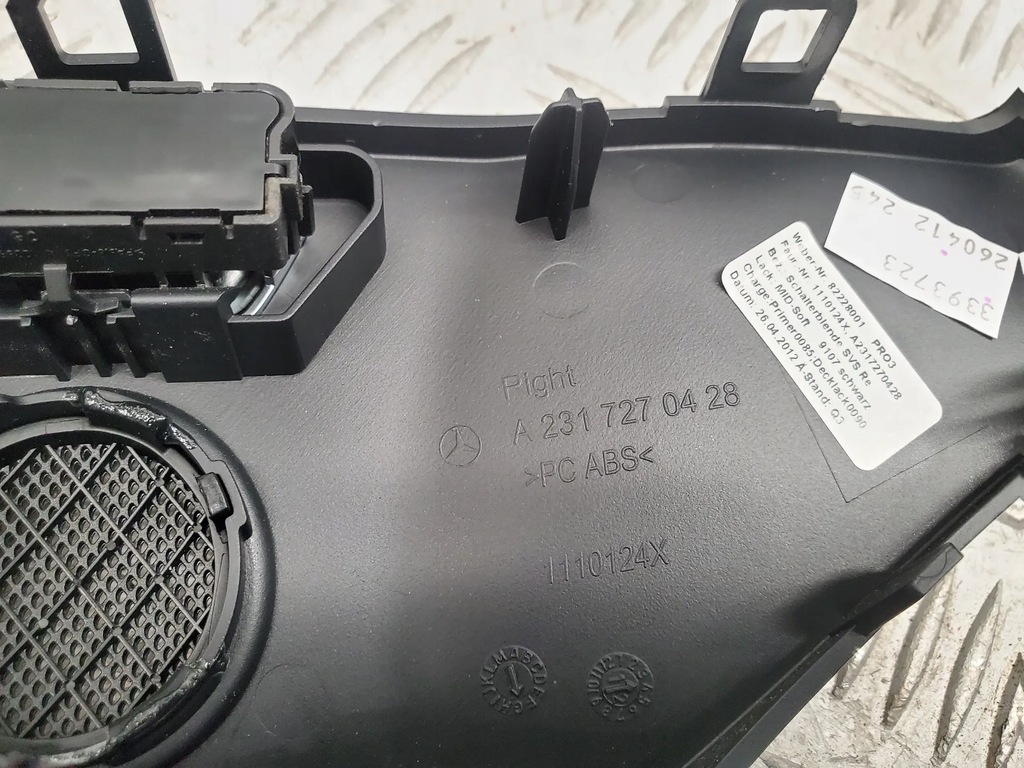 фото №10, Mercedes-benz slr231 a2319053400strona правая панели управление переключатели