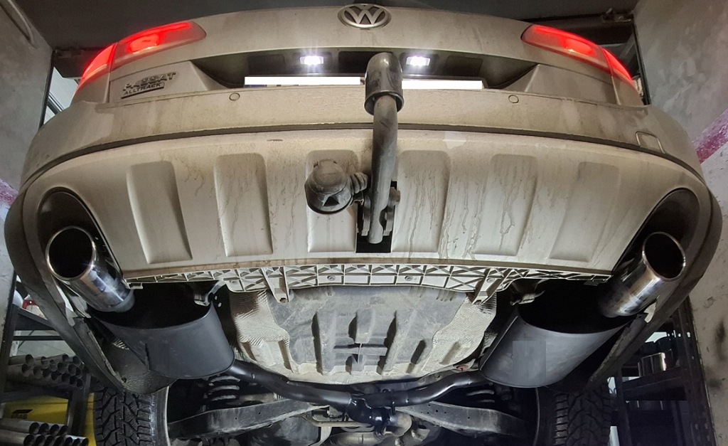 фото №5, Гаситель глушители выхлоп vw passat b6 b7 4motion 4x4 2,0tdi 365 3c2 alltrack