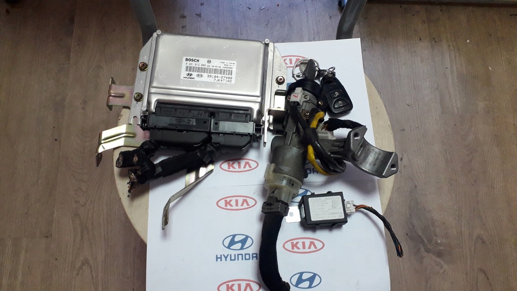 фото №1, Kia sportage ii crdi бортовой компьютер замок зажигания 39104-27400