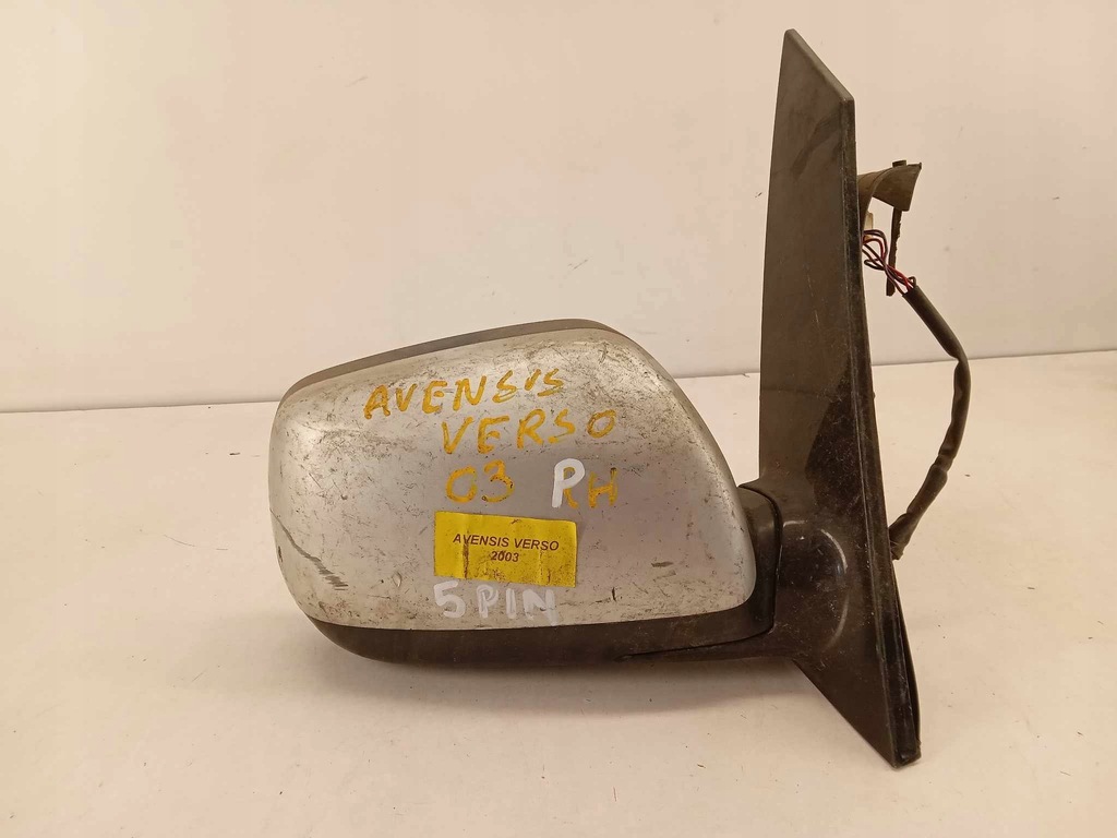 фото №1, Дзеркало праве перед toyota avensis verso 5 pin