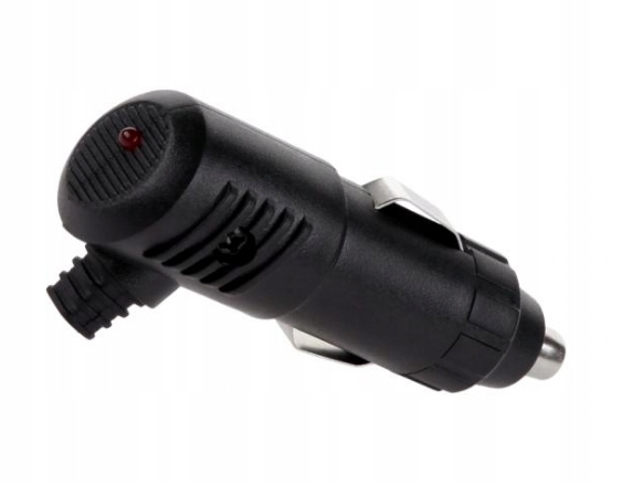 фото №1, Штекер прикурювача з запобіжник i діод