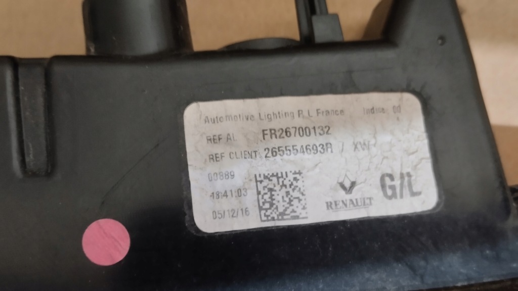 фото №4, Лампа ліва задня задня w кришка renault megane iv gt kombi
