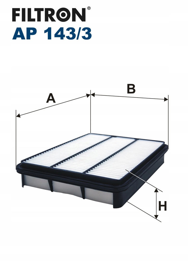 фото №2, Filtron ap 143/3 фильтр воздуха