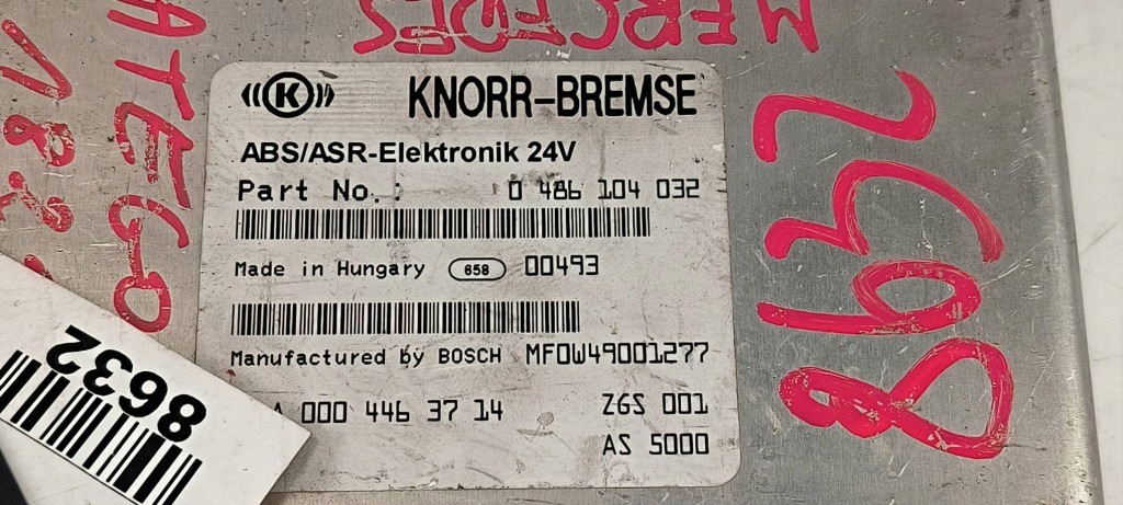 Модуль abs a0004463714 mercedes atego Оригинал