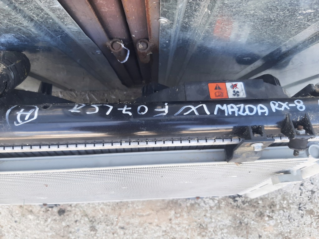 фото №3, Комплект радиатор вентиляторы 1.3 2.6 ванкель 13b 231km mazda rx-8 rx8