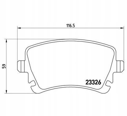 фото №1, Brembo тормозные колодки тормозные vw phaeton