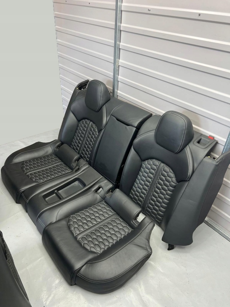 фото №14, Сиденья с подогревом заднее сиденье комплект audi rs7 c7 4g czarna кожа! idealne