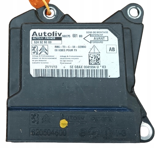 Купити Модуль датчик подушка безпеки peugeot 308 624926000 620504800