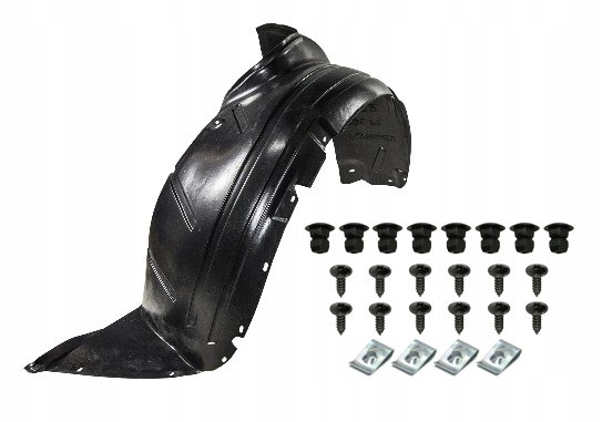 фото №1, Підкрилок vw polo 9n 2001-2009 перед ліва + кліпси