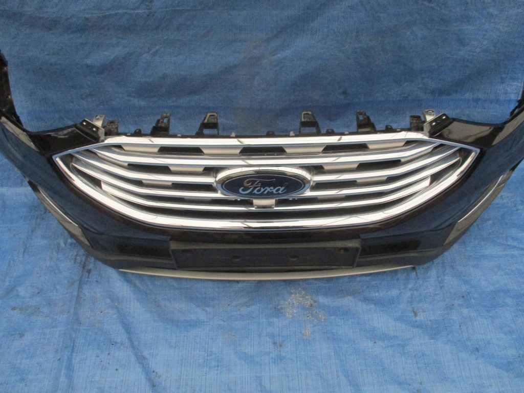 фото №10, Бампер перед передний ford edge ii lift омыватель цвет agate black металлик