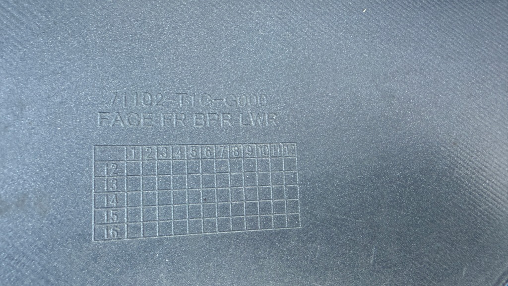 фото №6, Honda cr-v 4 iv 12-15 rok спойлер накладка бампера перед e901as