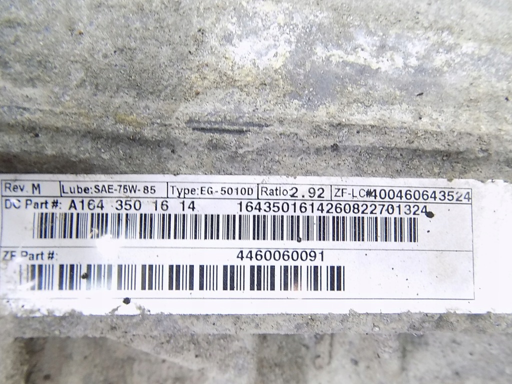 фото №15, Міст задня - mercedes r-klasa w251 3.0 v6 cdi 2,92