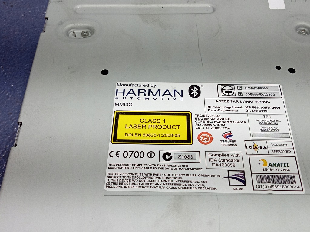 фото №10, Audi a4 s4 b8 радио считыватель мультимедиа mmi 8r1035664b